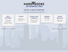 Tablet Screenshot of handybooks.pl